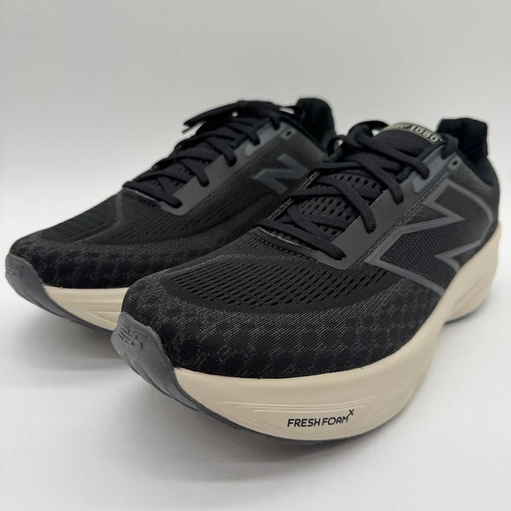 New Balance Fresh Foam X 1080v14 Black Grey Running Shoes Men's Size 11 D New